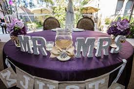 Purple And Silver Wedding Silver Wedding Decorations Elegant Wedding Colors