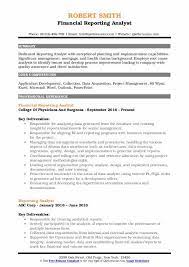 Develop financial models and analyses to support strategic initiatives. Reporting Analyst Resume Samples Qwikresume