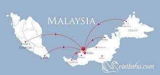 Most direct flights leave around 11:20 myt. Sibu Along The Longest River In Malaysia Visit Sarawak