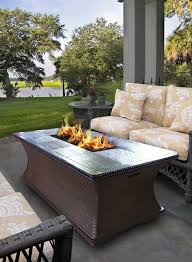Circular fire pit table, 48, propane, beige powdercoat top, bronze by cooke. Monterey Coffee Table By California Outdoor Concepts Fire Pit Coffee Table Outdoor Fire Pit Coffee Table Fire Pit