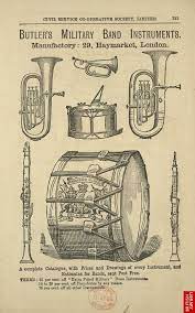 Advert For Butler S Military Band Instruments Band Instruments Butlers