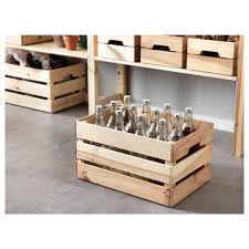Https Www Ikea Com No No P Knagglig Kasse Furu 10292357 Ikea Wooden Crate Boxes Ikea Finds Wooden Boxes