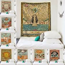 Fortunately, you have several options for decorating your place without destroying your walls, and it starts with planning—long before you put the first nail in the wall or drill the first hole. Tarot Tapestry Sun Divination Wall Hanging Mysterious Art Home Decor Decoration Walmart Canada