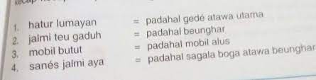 Ngasor (litotes) pengertian majas ngasor atau litotes adalah majas yang mengungkapkan perkataan dengan rendah hati dan lemah lembut. Nyieun Kalimah Gaya Basa Ngasor Litotes Brainly Co Id