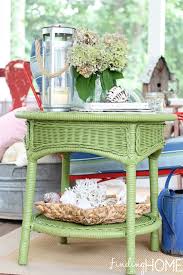 Spray Paint Furniture To Add Color Finding Home Farms Painting Wicker Furniture Outdoor Wicker Furniture Painted Wicker
