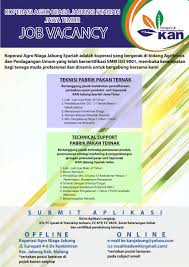Lowongan kerja di unit 2. Lowongan Kan Jabung Syariah Fakultas Peternakan Universitar Brawijaya