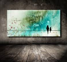 Abstract Birds On A Wire Painting How To Paint Birds On A Wire Easy And Fast Step By Step Art Painting Canvas Painting Art