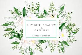 Lily of the valley cutting dies,diy scrapbooking artist metal cutting dies stencils for diy scrapbooking paper cards making decorative crafts supplies new 2019 diecut 4.4 out of 5 stars 15 $5.99 $ 5. Lily Of The Valley And Greenery Watercolor Set 819698 Illustrations Design Bundles