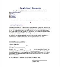 Ask the signer to acknowledge that he or she executed the document, check acceptable identification, and then notarize the signature. Notary Document Sample Letter Template Word Letter Templates Letter Of Recommendation