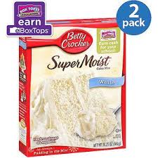 Find easy to make recipes and browse photos, reviews, tips and more. Betty Crocker Super Moist White Cake Mix 16 25 Oz Pack Of 2 Butter Pecan Cake Cake Mix Cake Mix Recipes