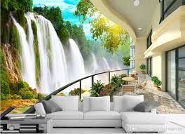 Looking for the best 3d wallpapers? Hd Waterfall Landscape Tv Wall Mural 3d Wallpaper 3d Wall Papers For Tv Backdrop From Catherine198809100 4 65 Dhgate Com