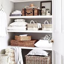 Kitchen cabinet soffits are empty spaces between cabinets and ceiling. How To Keep Things Clean Neat And Organized All Year Long Baskets For Shelves Shelves Bathroom Decor
