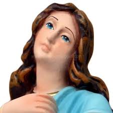 Statue of Our Lady of the Assumption at Murillo, 30 Cm (11.81'') in Resin  for Indoors and Outdoors