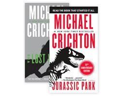 6 crazy sf books featuring dinos. Jurassic Park