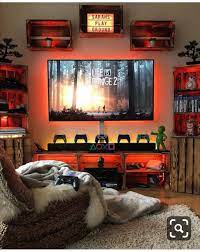 Ps4 Ps5 Gaming Mancave Sunday Video Game Room Design Video Game Room Decor Game Room Design