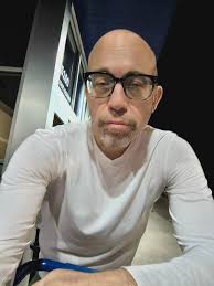 Me looking at my skinny photos