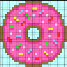 Perler Bead Donuts Pixel Art Shop In 2020 Pearler Bead Patterns Perler Bead Patterns Perler