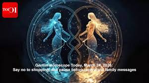 Gemini Horoscope Today, March 24, 2026: Say no to shopping, and pause before replying to family messages
