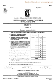 Kertas 2 Pep Pertengahan Tahun Ting 4 Terengganu 2012 Soalan 1