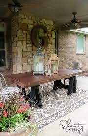 80 brilliant diy backyard furniture ideas that will give your outdoors character. Diy Outdoor Dining Table By Danita Clark Roble Outdoor Dining Table Patio Decor Diy Table