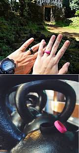 This Wedding Ring Lets People Know You Re Married Even In The Weight Room Wedding Wedding Rings Qalo Ring