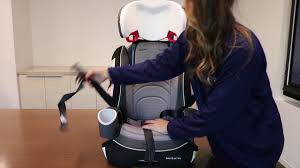 Graco How To Remove And Replace The Car Seat Cover On The Nautilus 65 3 In 1 Harness Booster Youtube