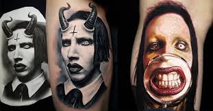 Marilyn manson, real name brian warner, is reportedly set to turn once he turns himself in to lapd per an agreement with gildford police, an arraignment will be scheduled for as soon as august 2021. 21 Shocking Marilyn Manson Tattoos 25 06 2021 Tatoo Industry