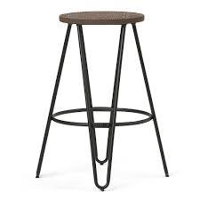 Maybe you would like to learn more about one of these? Simpli Home Simeon 26 Inch Metal Counter Height Stool With Wood Seat Set Of 2 Cocoa Brown Black Axcsim 26 Best Buy