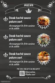Exemple De Menu Mural Pour Restaurant Postermywall Fr Modeles D Affiches Flyers Restaurant Poster Chalkboard Restaurant Italian Food Restaurant