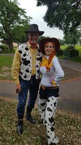 Toy Story S Jessie And Woody Homemade Fancy Dress Costume Toystory Disney Cowboys Trick Or Treat Costume Fancy Dress Costumes Woody Costume