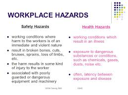 Occupational Health Hazards Ppt Download