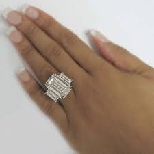 18 Carat Diamond Engagement Ring Huge Diamond Rings Jewelry Diamond Engagement Rings