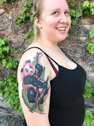 Happy panda by Chuck Day: TattooNOW