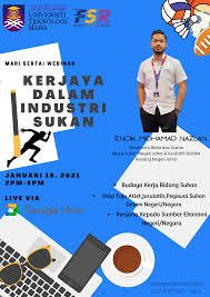 Hal ini ada benarnya kerana banyak negara yang mengimport pemain dan jurulatih dari negara yang berbeza apabila mereka memerlukan perkhidmatan khas dalam bidang. Webinar Kerjaya Dalam Industri Sukan Home Facebook