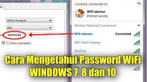 Cara mengetahui password wifi tanpa menggunakan root. Cara Mengetahui Password Wifi Yang Sudah Terhubung Di Laptop Youtube