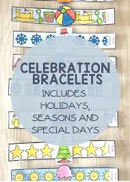 Celebration Bracelets Christmas Kindergarten Hanukkah Holiday Activities