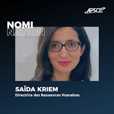 Nomination 📣 Arrivée de Saïda KRIEM en tant que Directrice des Ressources  Humaines ] Nous avons le plaisir d'accueillir Saïda KRIEM au sein du groupe  en tant que Directrice des Ressources