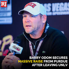 After earning a base salary of $1.75 million this season with the Rebels,  Odom will make millions more per year in his first two seasons with the  Boilermakers. DETAILS: https://lvrj.com/post/3226138