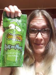 Got my own talking pickle Rick