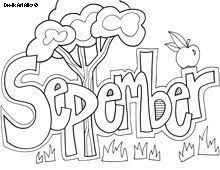 Month Coloring Pages Fall Coloring Pages School Coloring Pages Coloring Book Pages