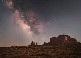 Monument valley night at a full moon. Night Falling Over Brigham S Tomb Stagecoach In Monument Valley Utah Oc 3000 2143 Earthporn