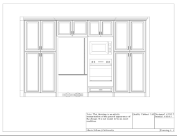 kitchen wall cabinet height above