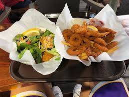 The fish—we use cod, but any flaky variety works—marinates in a mixture of lime juice, chili powder, and cumin that will become your standard. Mmmm Fish Tacos Review Of Lil Hut Morro Bay Ca Tripadvisor