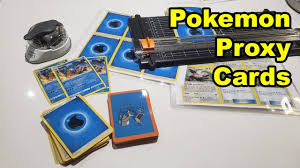 A proxy is used when a collectible card game player does not own a card, and it would be impractical for such purposes to acquire the card. Make Your Own Pokemon Proxy Cards Youtube
