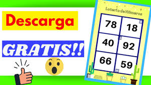 Descargar juegos de mesa en pdf. Loteria De Numeros Del 1 Al 100 Para Descargar Gratis En Pdf Juego De Mesa Para Imprimir Gratis Youtube