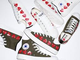 Comme Des Garcons Play X Converse Chuck Taylor Multi Heart 1970s Hi La Collab Comme Des Garcons Play X Converse Va Proposer Un Nouveau Modele Converse Chuck Taylor Chuck Taylor Converse
