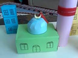 Yapım aşamalarıyla birlikte biraz uzun. Geometrik Sekillerden Kasaba Maketi Odevi Youtube