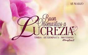 Lucrezia Onomastico
