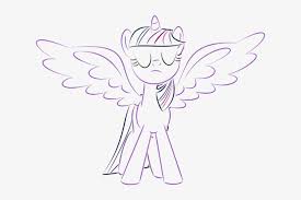 That's why the coloring pages with character princess themed is very proper for the children. Alicorn Coloring Pages Princess Twilight Sparkle Colouring Pages Png Image Transparent Png Free Download On Seekpng