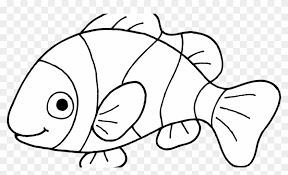 Free printable fish coloring pages kid crafts pinterest. Clown Fish Coloring Page Worksheet Coloring Pages Clownfish Clip Art Fish Black And White Free Transparent Png Clipart Images Download